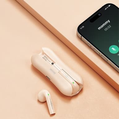 WEKOME Hörlurar Earbuds Bluetooth 5.3 Stereo Earphones - Beige