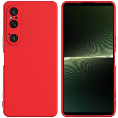 Liquid silikon skal Sony Xperia 1 VI - China Red