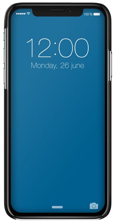 iDeal fashion fodral till iPhone X/Xs (svart krokodilmönster)