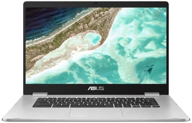 Asus Chromebook C523, 15,6" HD bärbar dator (silver/svart)