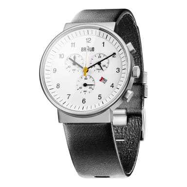 Braun classic kronograf klocka med läderrem