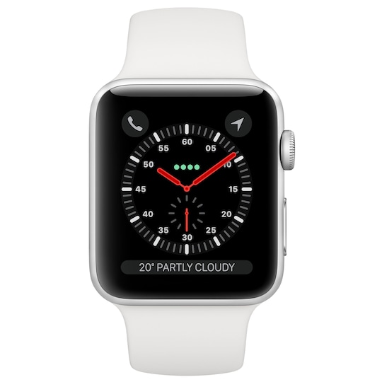 Apple Watch Series 3 38 mm (GPS + mobilanslutning)