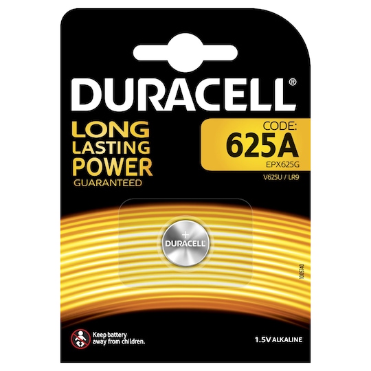 Duracell 625A Batteri till kamera Knappcell