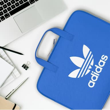 Adidas Originals 15.6" laptopfodral sleeve (blå/vit)