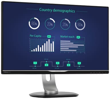Philips Brilliance 258B6QUEB 25" bildskärm (svart)