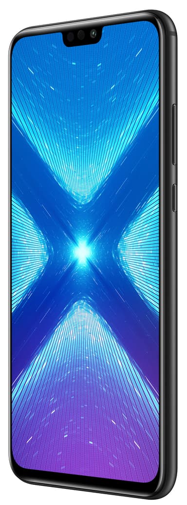 Huawei Honor 8X smartphone (svart)
