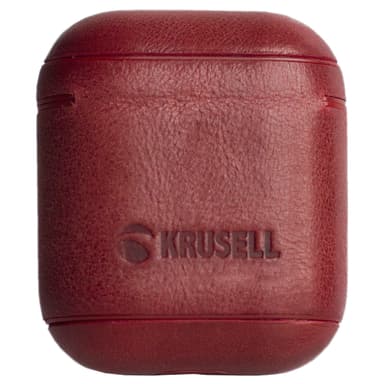 Krusell Sunne Apple AirPods fodral (vintage röd)