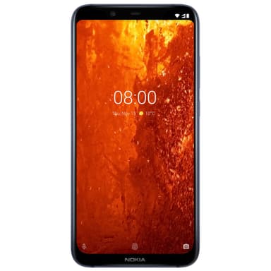Nokia 8.1 smartphone (blå/silver)
