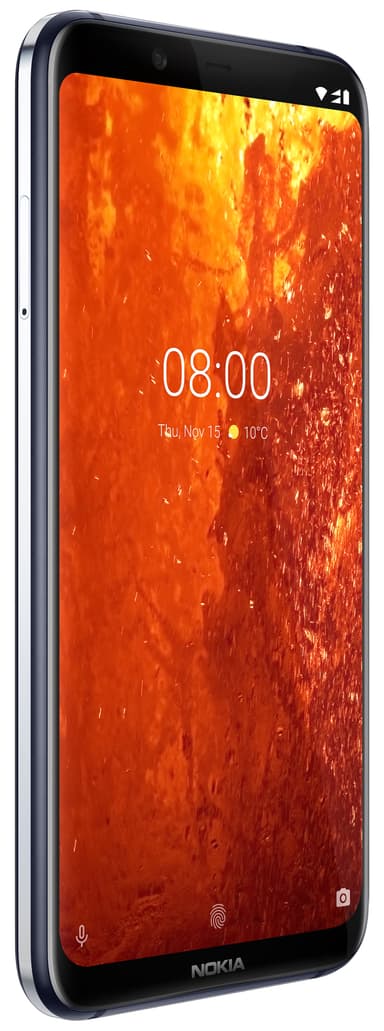 Nokia 8.1 smartphone (blå/silver)