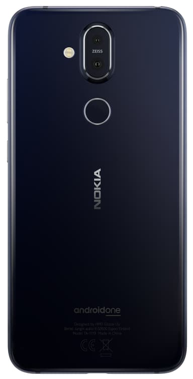 Nokia 8.1 smartphone (blå/silver)