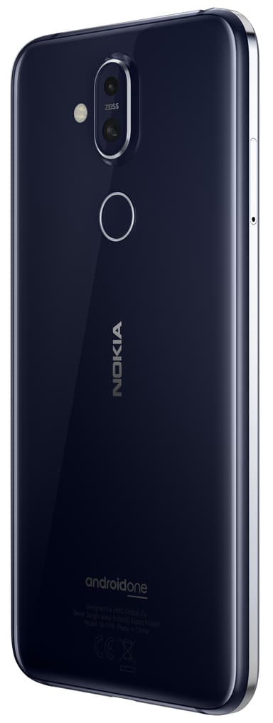 Nokia 8.1 smartphone (blå/silver)