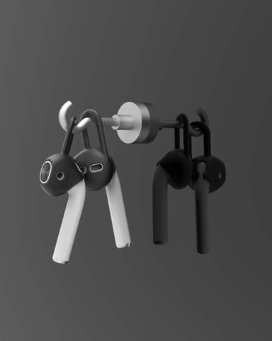 Elago AirPods EarPads (svart)