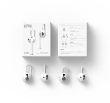 Elago AirPods EarPads (vit)