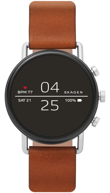 Skagen Falster smartwatch (stål/brun)