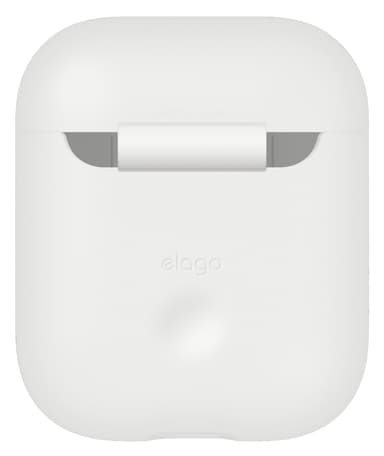Elago AirPods silikonfodral (vit)