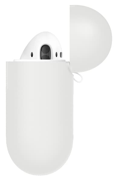Elago AirPods silikonfodral (vit)