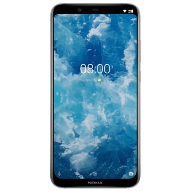 Nokia 8.1 smartphone (stål/koppar)