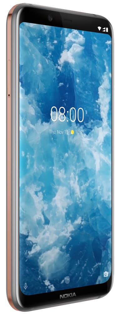 Nokia 8.1 smartphone (stål/koppar)
