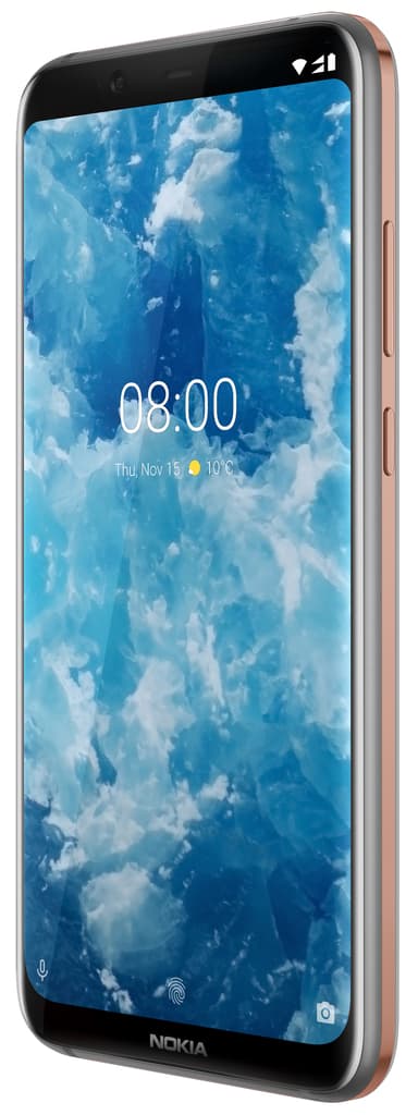Nokia 8.1 smartphone (stål/koppar)
