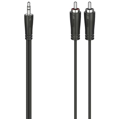 Hama 3.5mm - 2x RCA ljudadapterkabel (0,75 m)