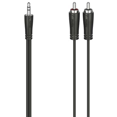 Hama 3.5mm - 2x RCA ljudadapterkabel (1,5 m)