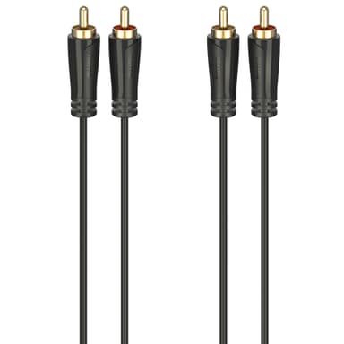 Hama ljudkabel 2 x RCA - 2 x RCA (1,5 m)