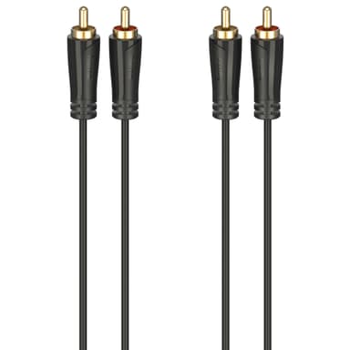 Hama ljudkabel 2 x RCA - 2 x RCA (5 m)