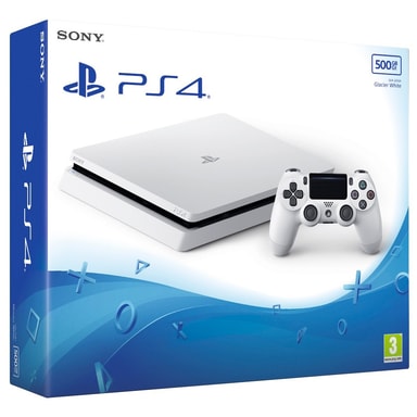 PlayStation 4 Slim 500 GB F chassis (vit)