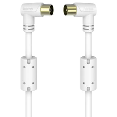 Hama antenn koaxialkabel  90°, 95 dB (3 m/vit)