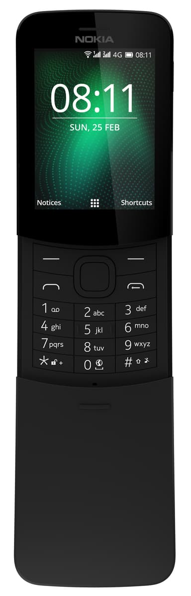 Nokia 8110 4G Comviq (svart)