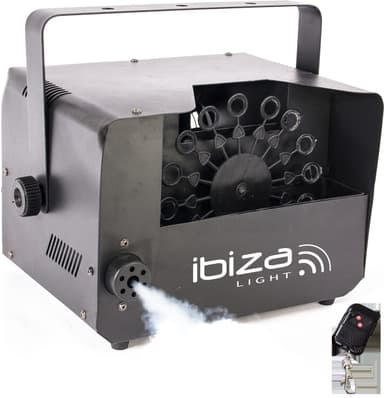 Ibiza Light 2-i-1 rök- och bubbelmaskin