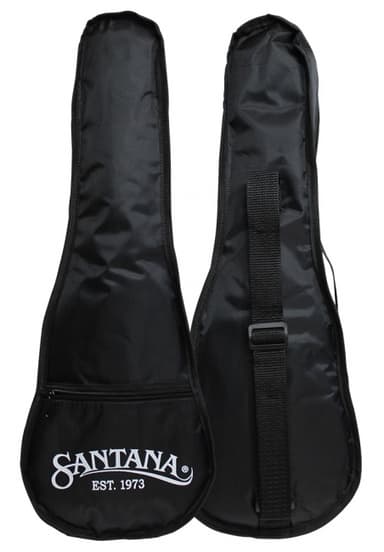Santana sopran ukulele white, high gloss, incl. Bag