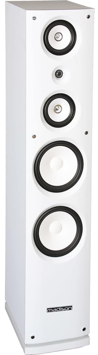 Madison hi-fi 3-way speaker, white