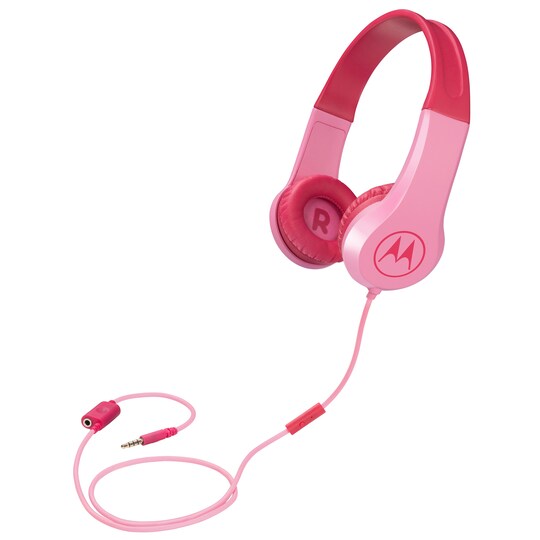 Motorola Squads 200 on-ear hörlurar (rosa)