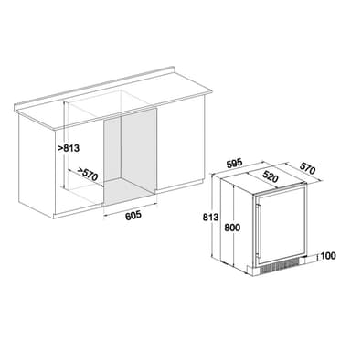 Temptech Oslo vinkyl OBIU60DW3G