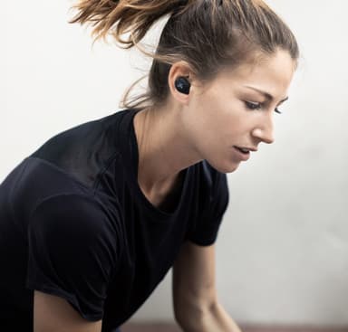 Jaybird RUN XT true wireless in-ear hörlurar (svart)