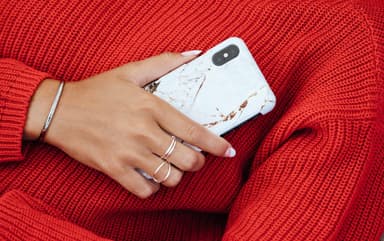 iDeal fashion fodral till iPhone X/Xs (carrara guld)