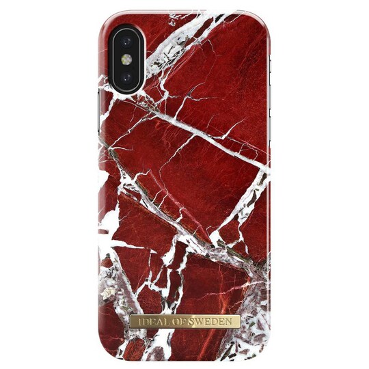 iDeal fashion fodral till iPhone X/Xs (scarlet marble)