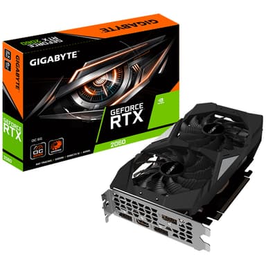 Gigabyte GeForce RTX 2060 OC grafikkort 6G