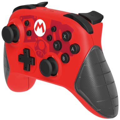 Horipad Pro trådlös kontrolleer Mario-edition till Nintendo Switch