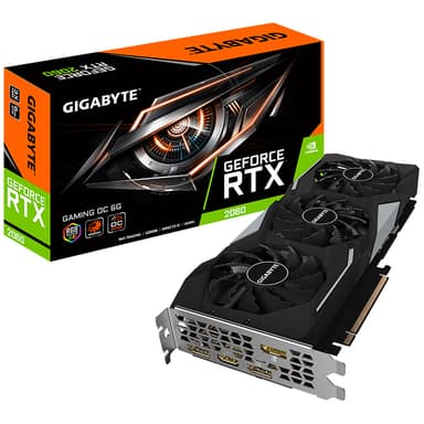Gigabyte GeForce RTX 2060 Gaming OC grafikkort 6G