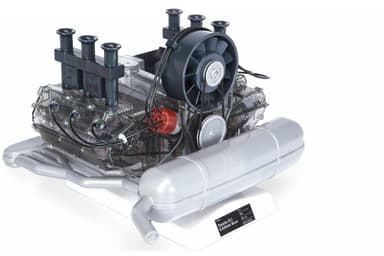 Franzis Porsche 911 6-cylindrigsats med 1: 43 bil