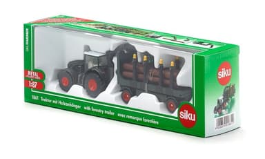 SIKU Fendt Traktor med släp för timmer