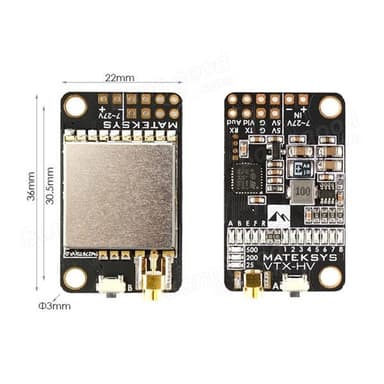 Mateksys 5.8G VTX-HV MMCX 40CH w / BFCMS
