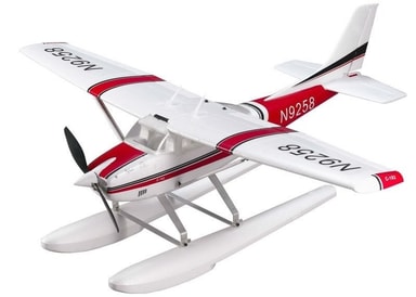 Topp RC Cessna 182 med Float Red - 928mm PNP - Elgiganten