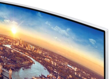 Samsung Curved C34J791 34" bildskärm (silver/vit)