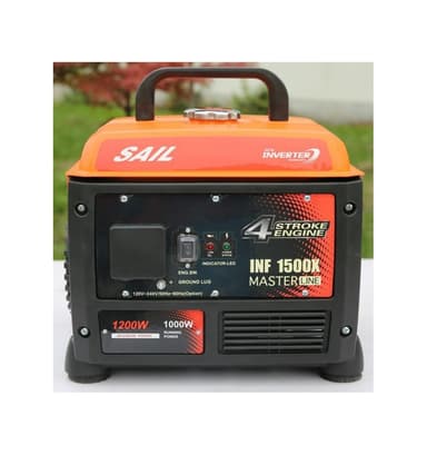 Bärbart elverk 4-takt greatwhite, 1200w, 12kg, inf1500x