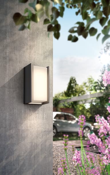 Philips Hue Turaco antracitgrå vägglampa
