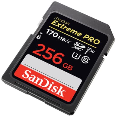 SanDisk SDXC Extreme Pro 256 GB minneskort