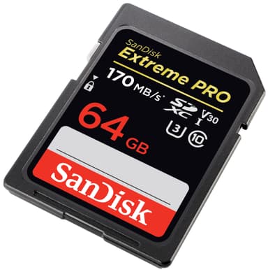 SanDisk SDXC Extreme Pro 64 GB minneskort